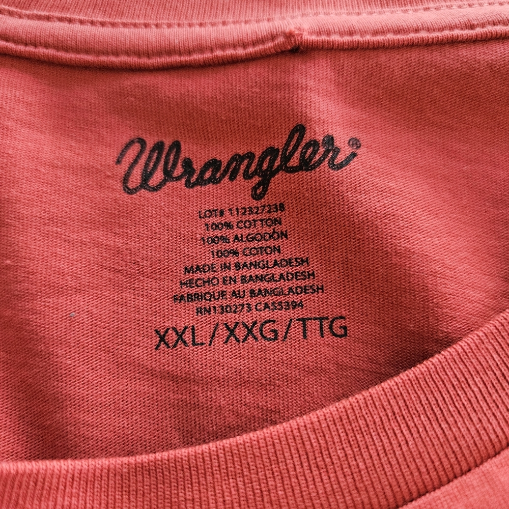 New Wrangler Retro Women's 3/4 Sleeve Shirt Flower Cactus Bull Single Stitch XXL - Picture 5 of 10